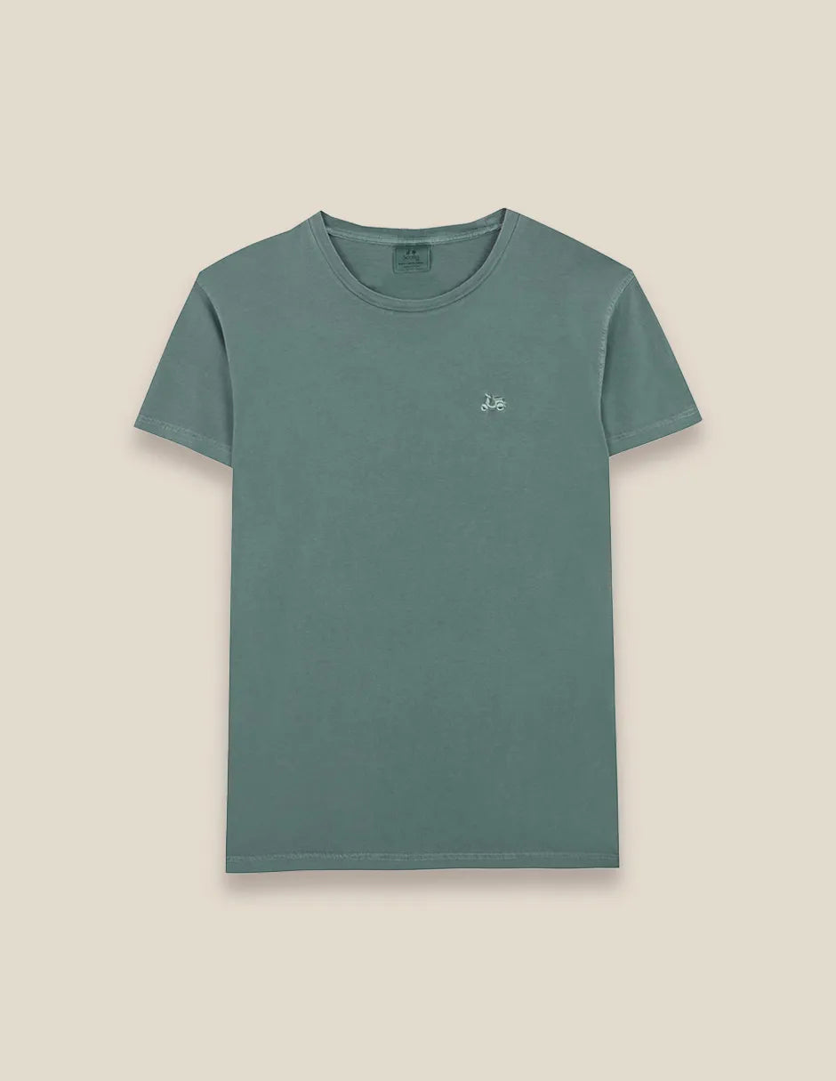 Camiseta verde con logo