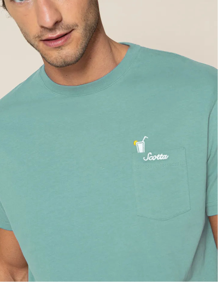 CAMISETA CHILL POCKET OCEANO | SCOTTA