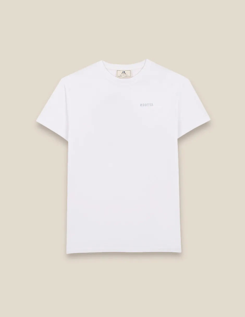 Camiseta hombre con dibujo en la espalda