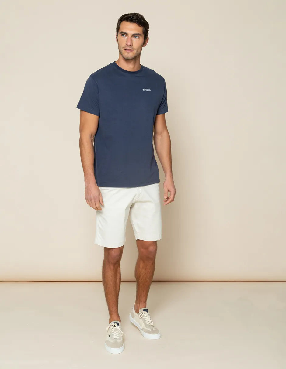 Camiseta de hombre con dibujo en la espalda
