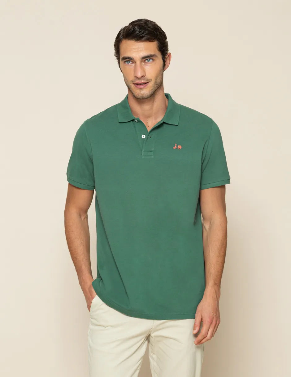 Polo de hombre verde