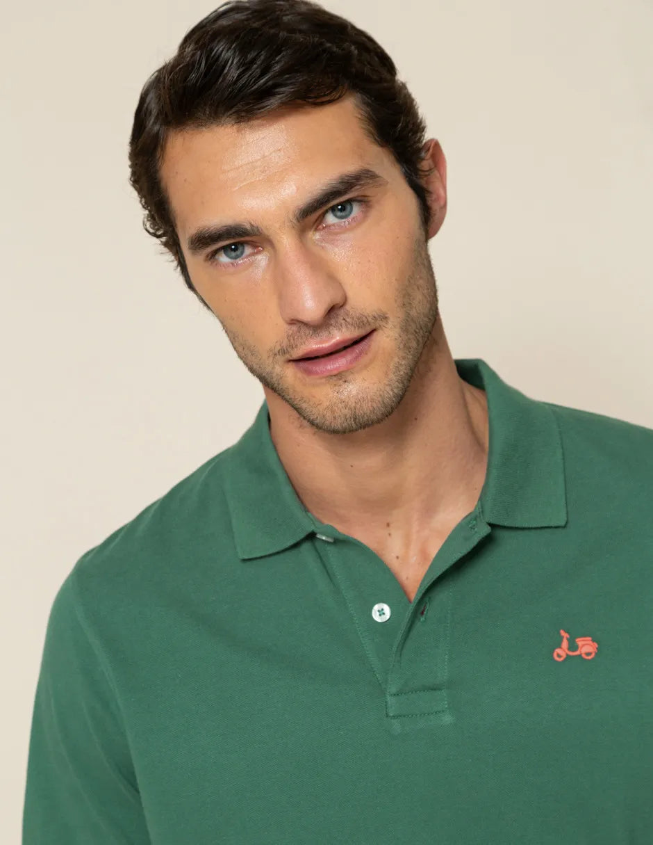 Polo de hombre verde