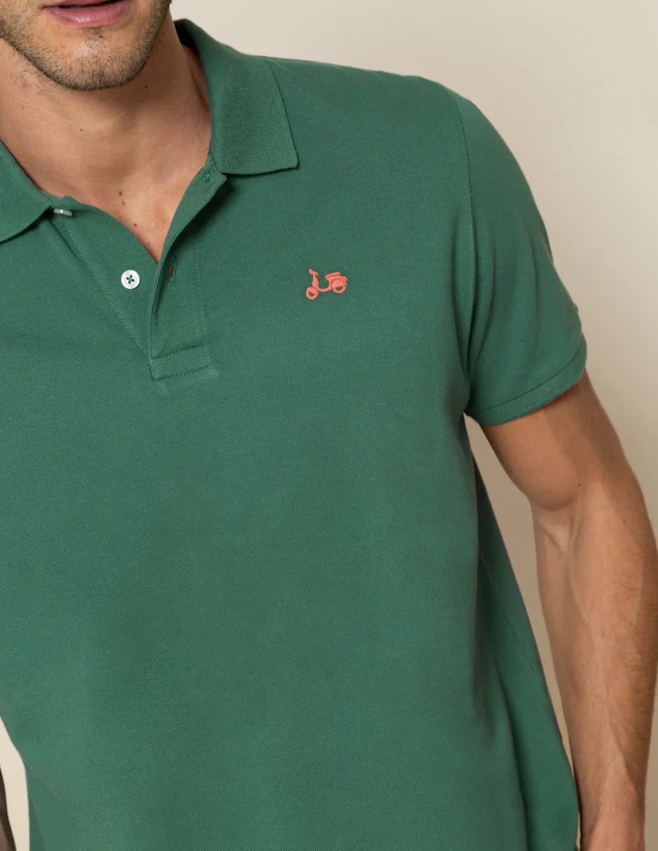 Polo de hombre verde