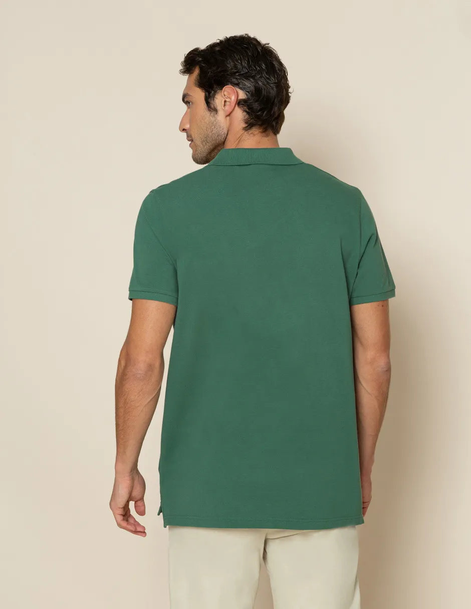 Polo de hombre verde