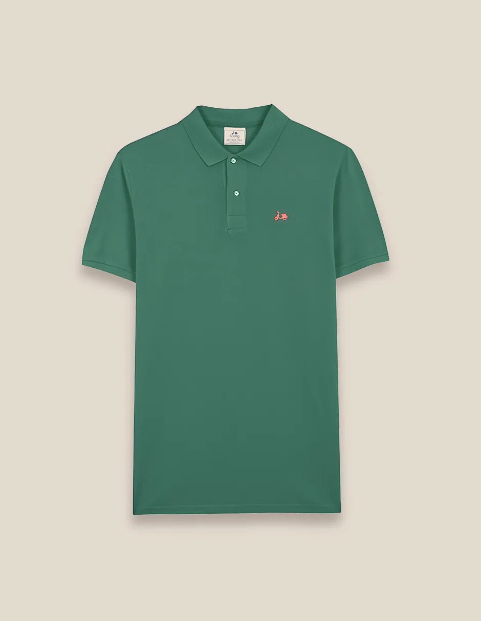 Polo de hombre verde