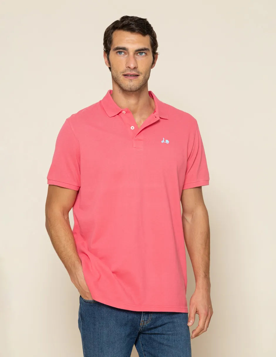 Polo rosa de hombre