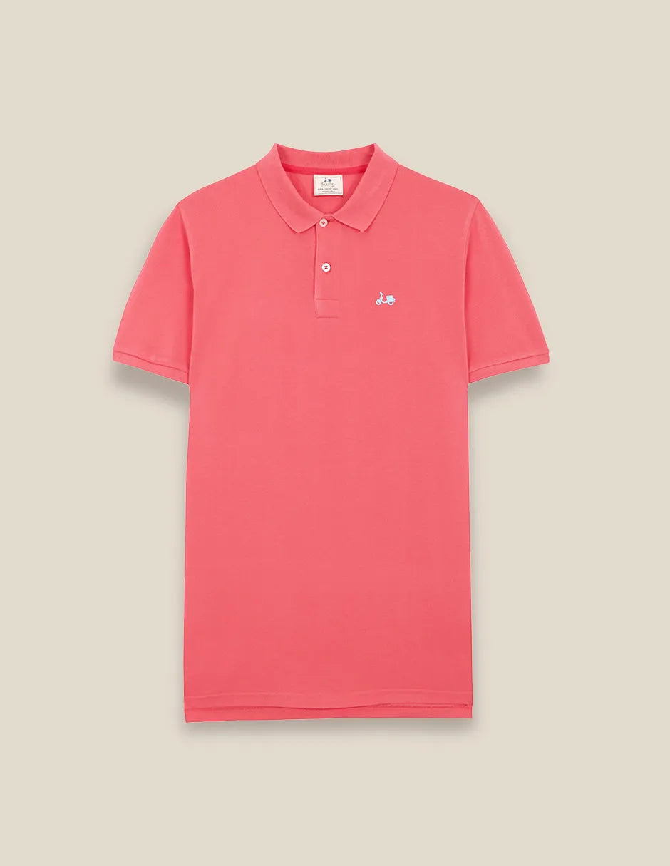 Polo rosa de hombre