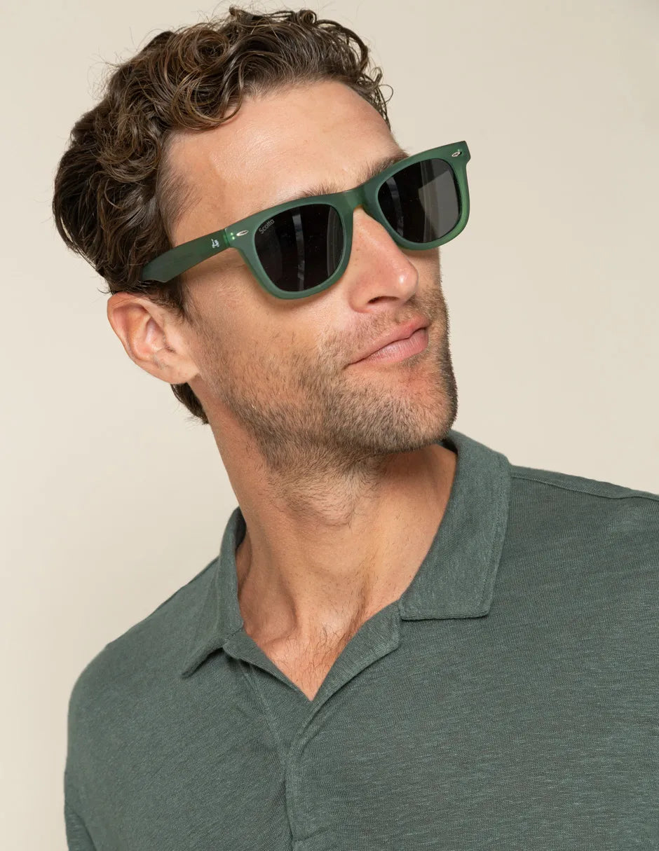 Polo de lino khaki