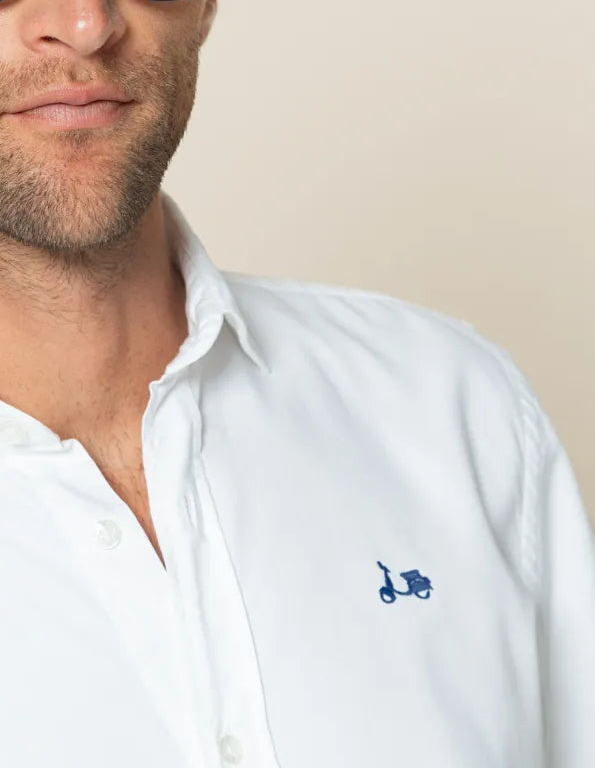CAMISA ESTRUCTURA PINPOINT BLANCO | SCOTTA