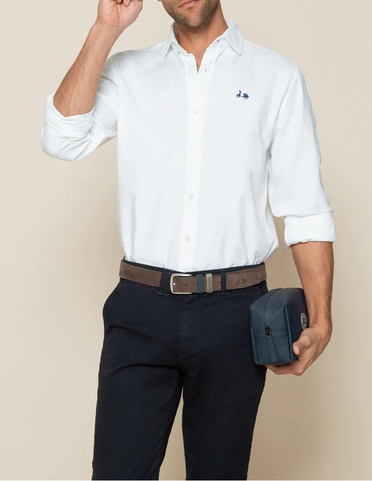 CAMISA ESTRUCTURA PINPOINT BLANCO | SCOTTA
