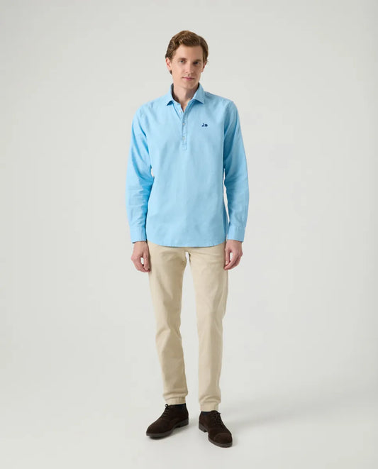 Camisa polera lissome li-co celeste