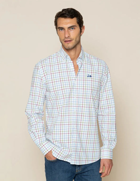Camisa de cuadros de hombre