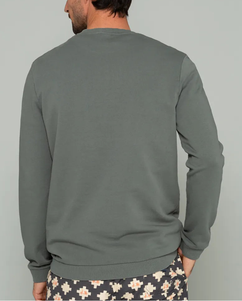SUDADERA CLASSIC VERDE GRISACEO | SCOTTA