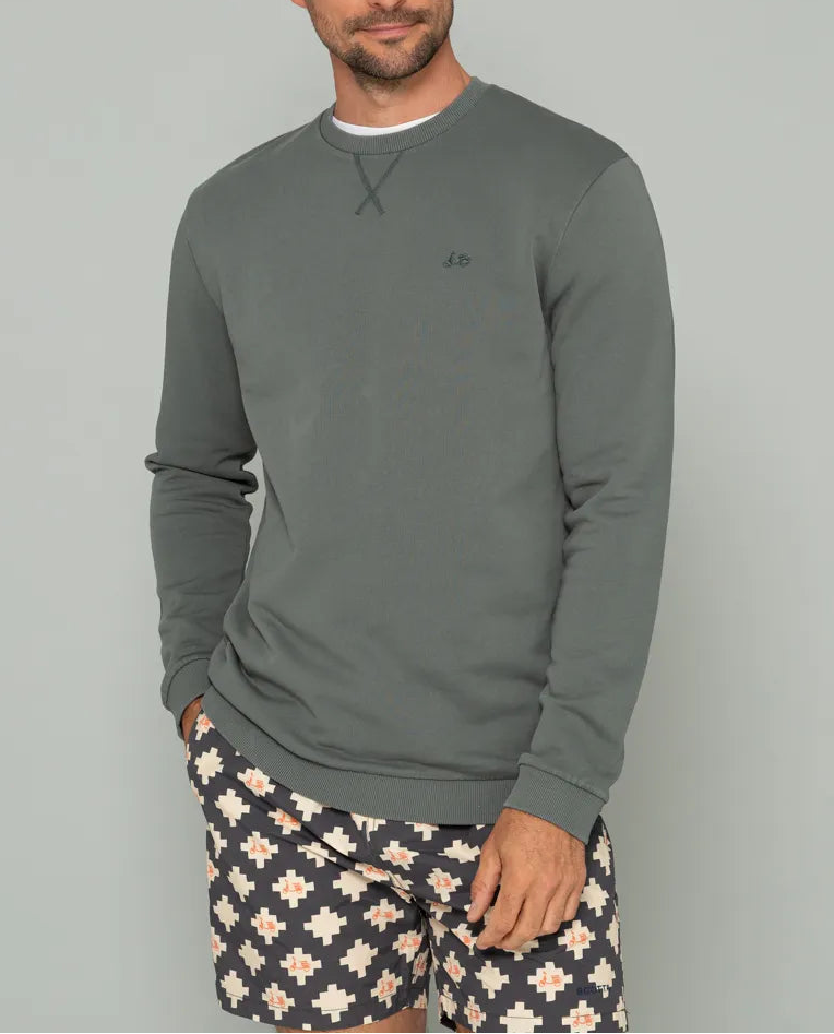 SUDADERA CLASSIC VERDE GRISACEO | SCOTTA