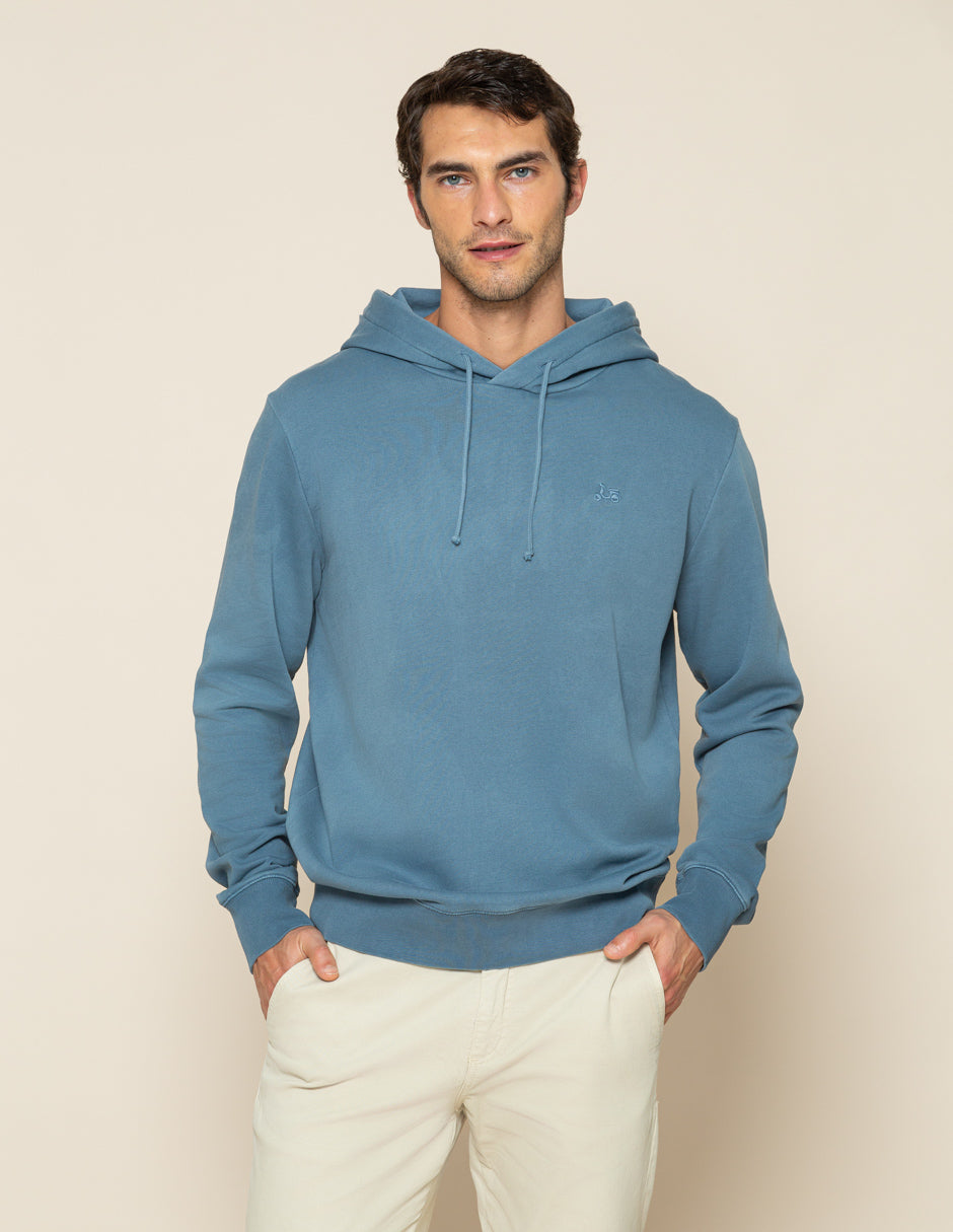 Sudadera hoodie marino