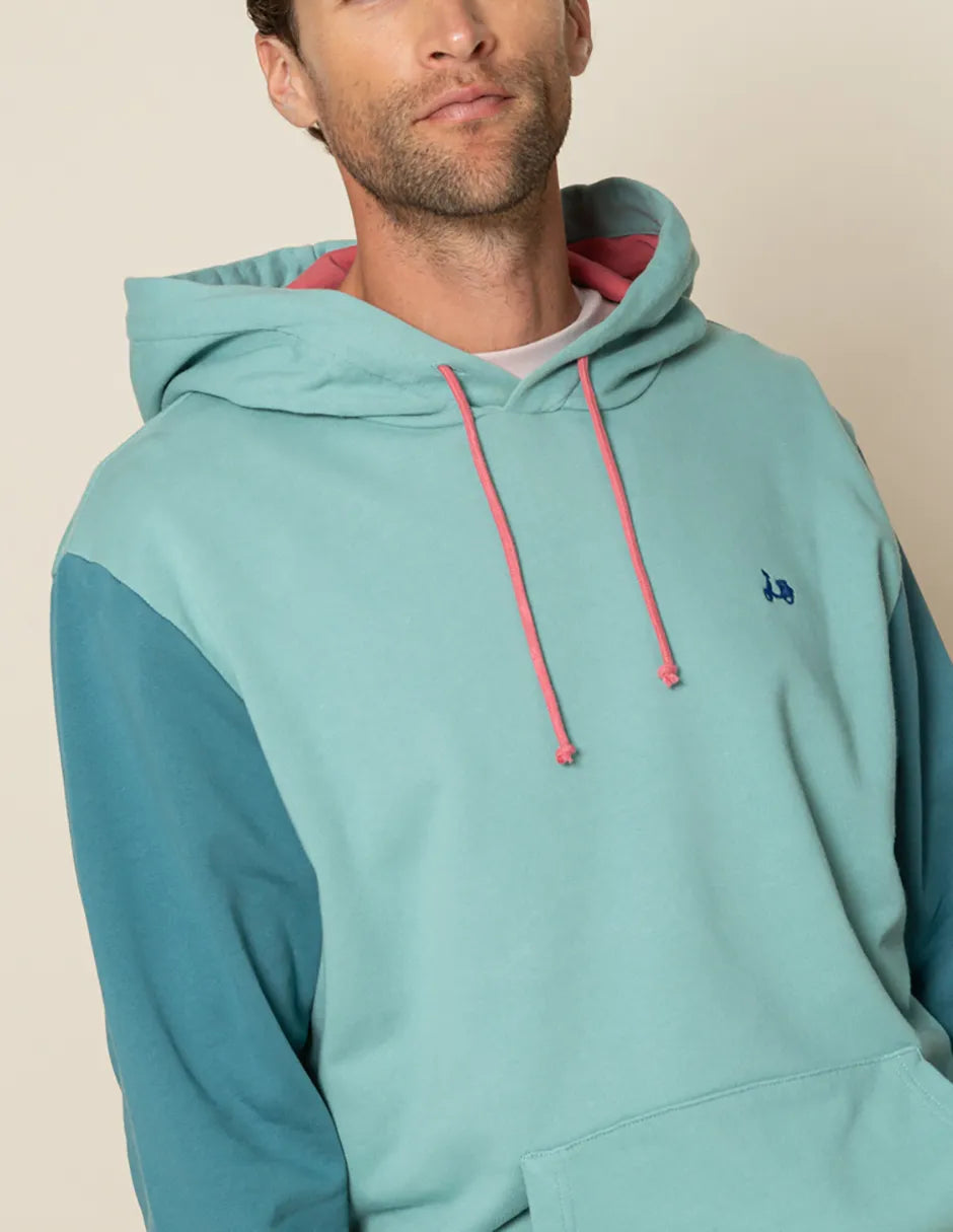 SUDADERA HOODIE COLOURS VERDE GRISACEO | SCOTTA