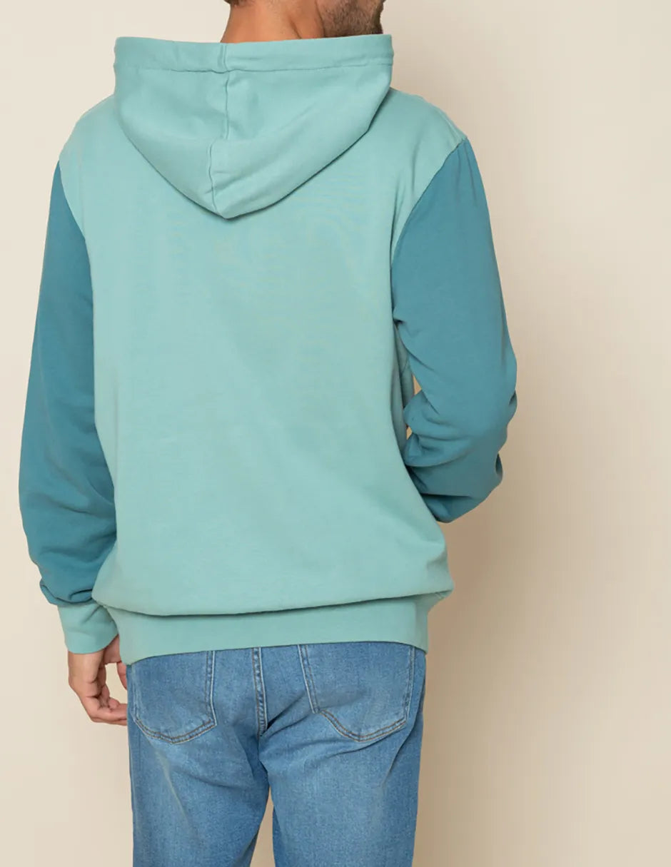 SUDADERA HOODIE COLOURS VERDE GRISACEO | SCOTTA