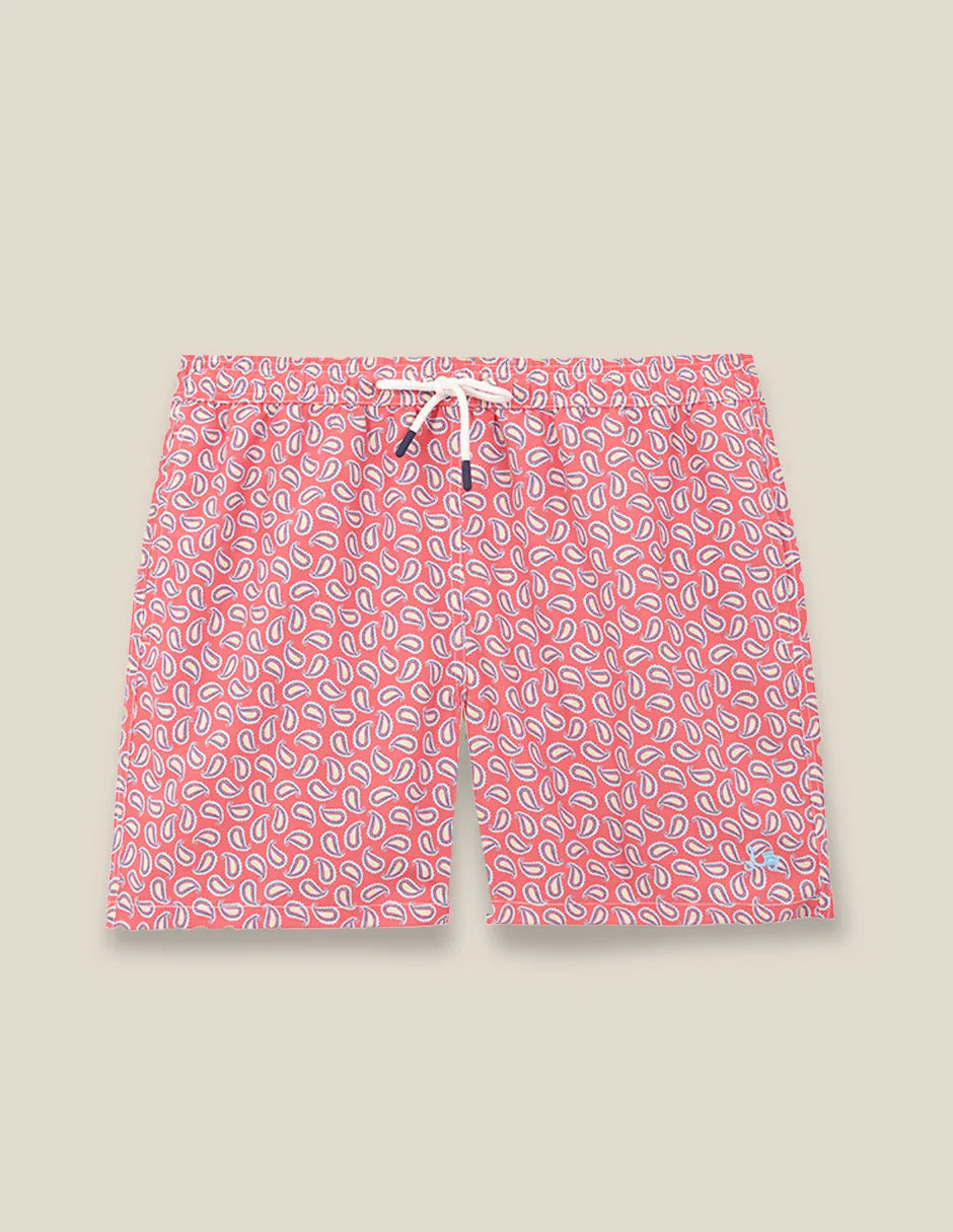 Bañador estampado frambuesa