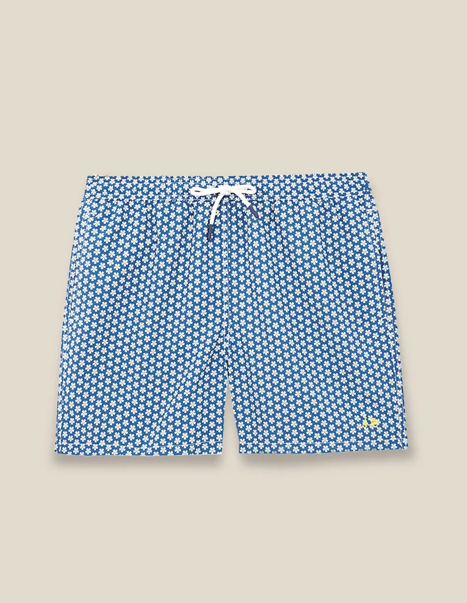 Bañador estampado azul marino.