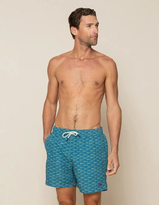 Bañador estampado de peces