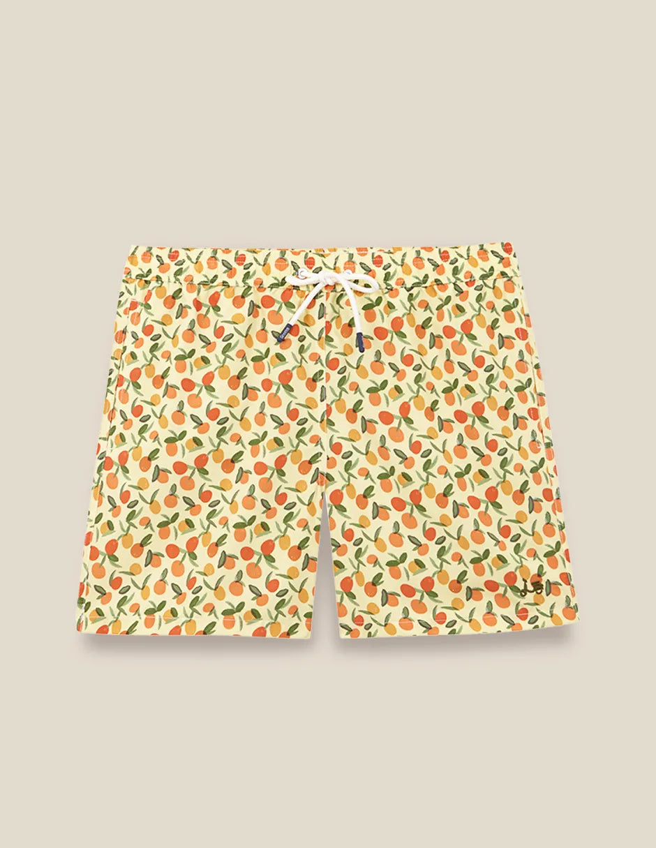 Bañador hombre naranjas