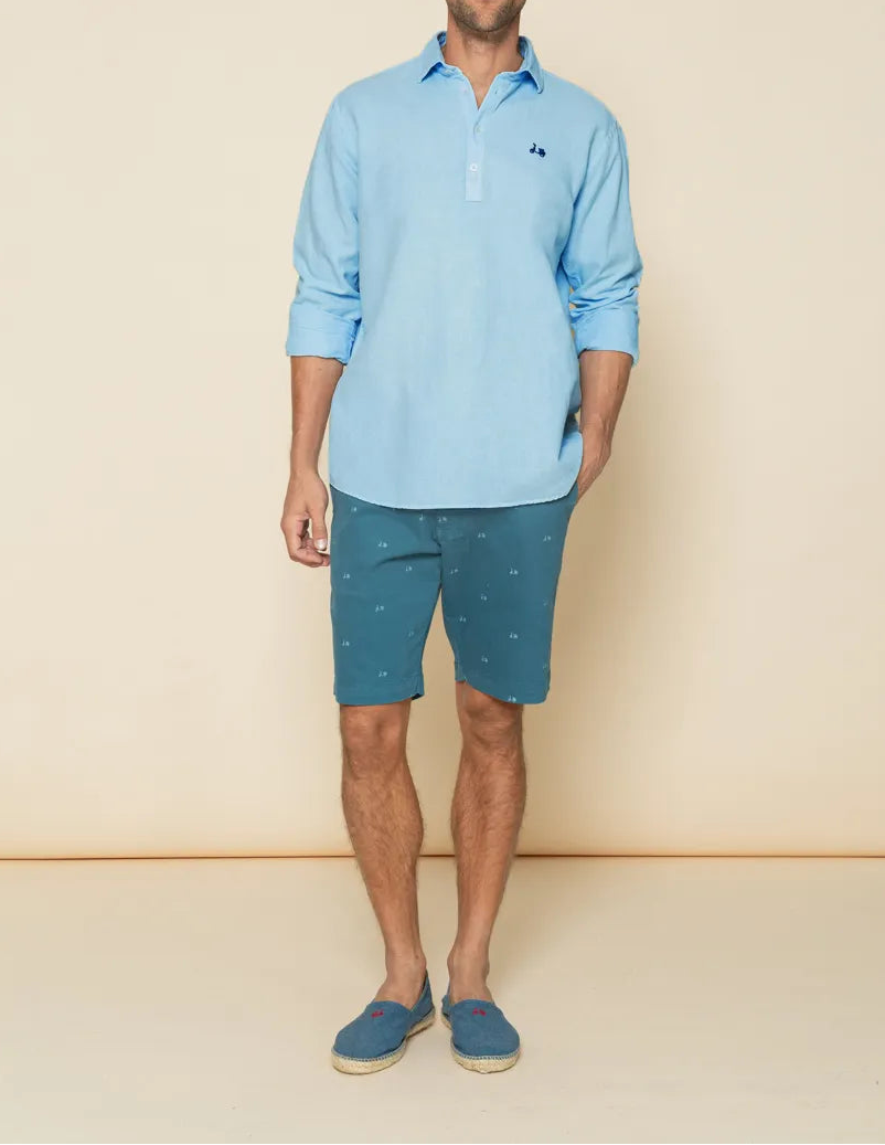 BERMUDA LOGO STEVE DENIM | SCOTTA