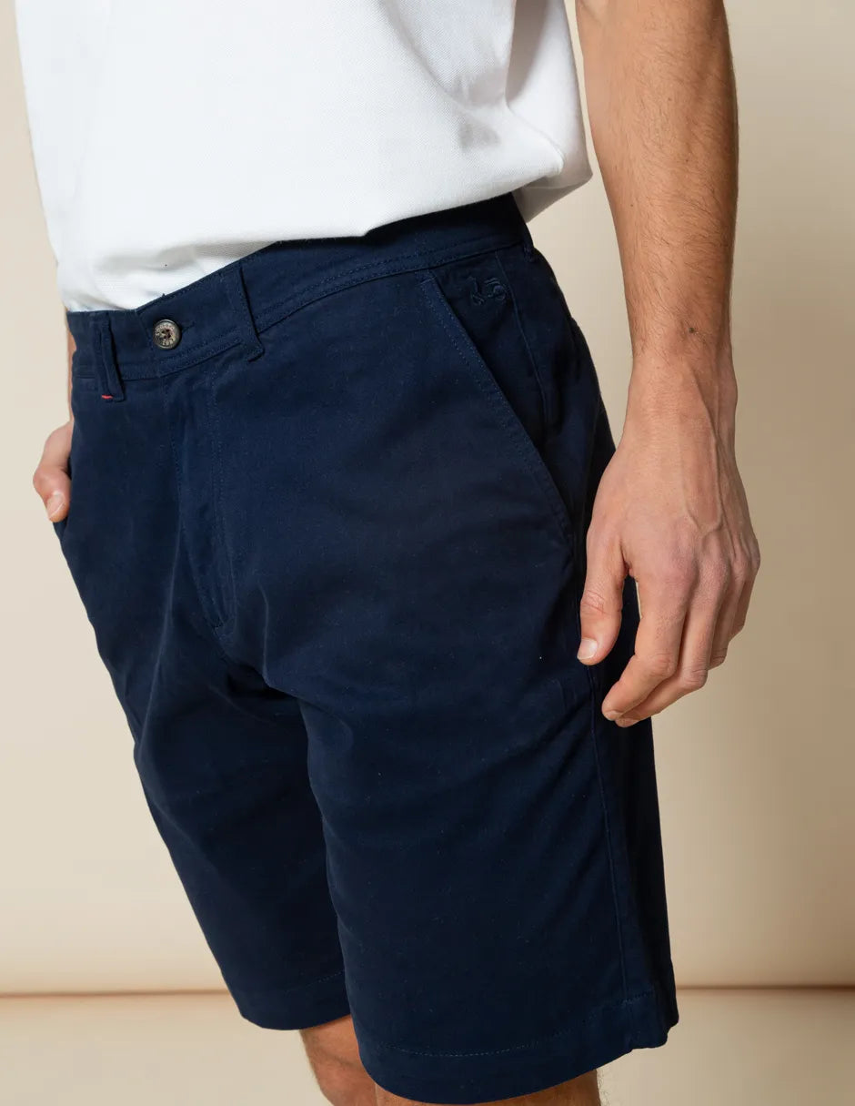 Bermudas hombre azules