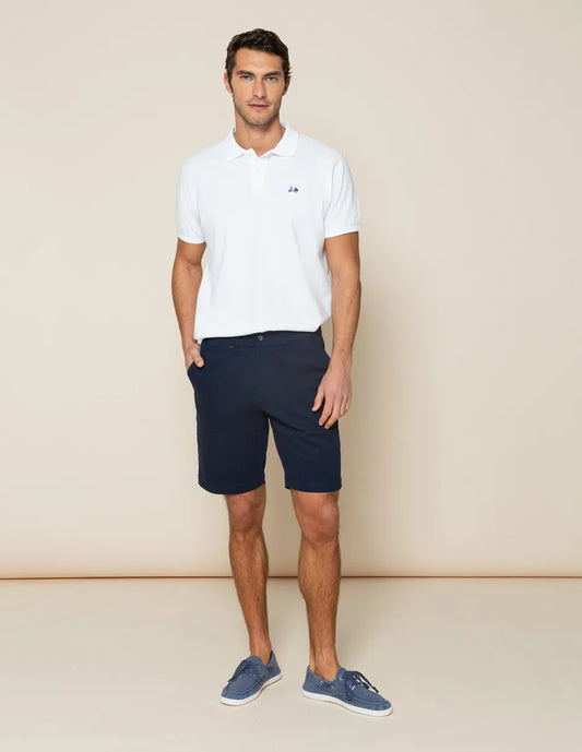 Bermudas hombre azules