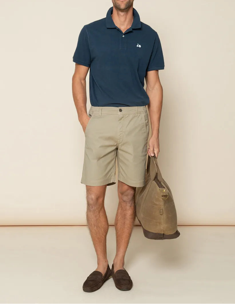 BERMUDA PIQUE SPORT BEIGE | SCOTTA