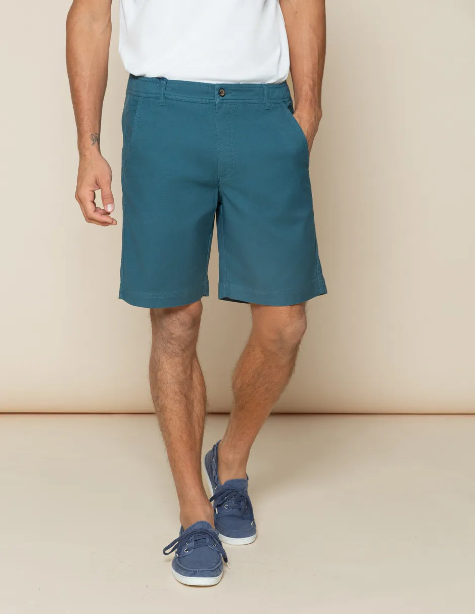 Bermuda azul para hombre