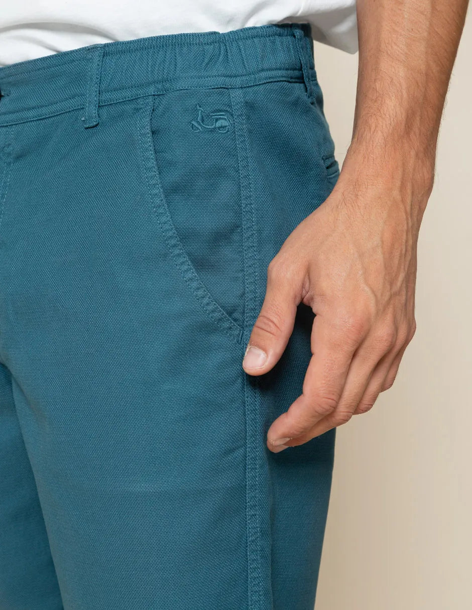 Bermuda azul para hombre
