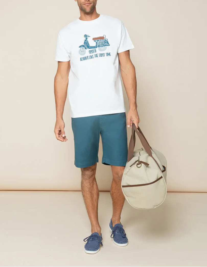 BERMUDA PIQUE SPORT DENIM | SCOTTA