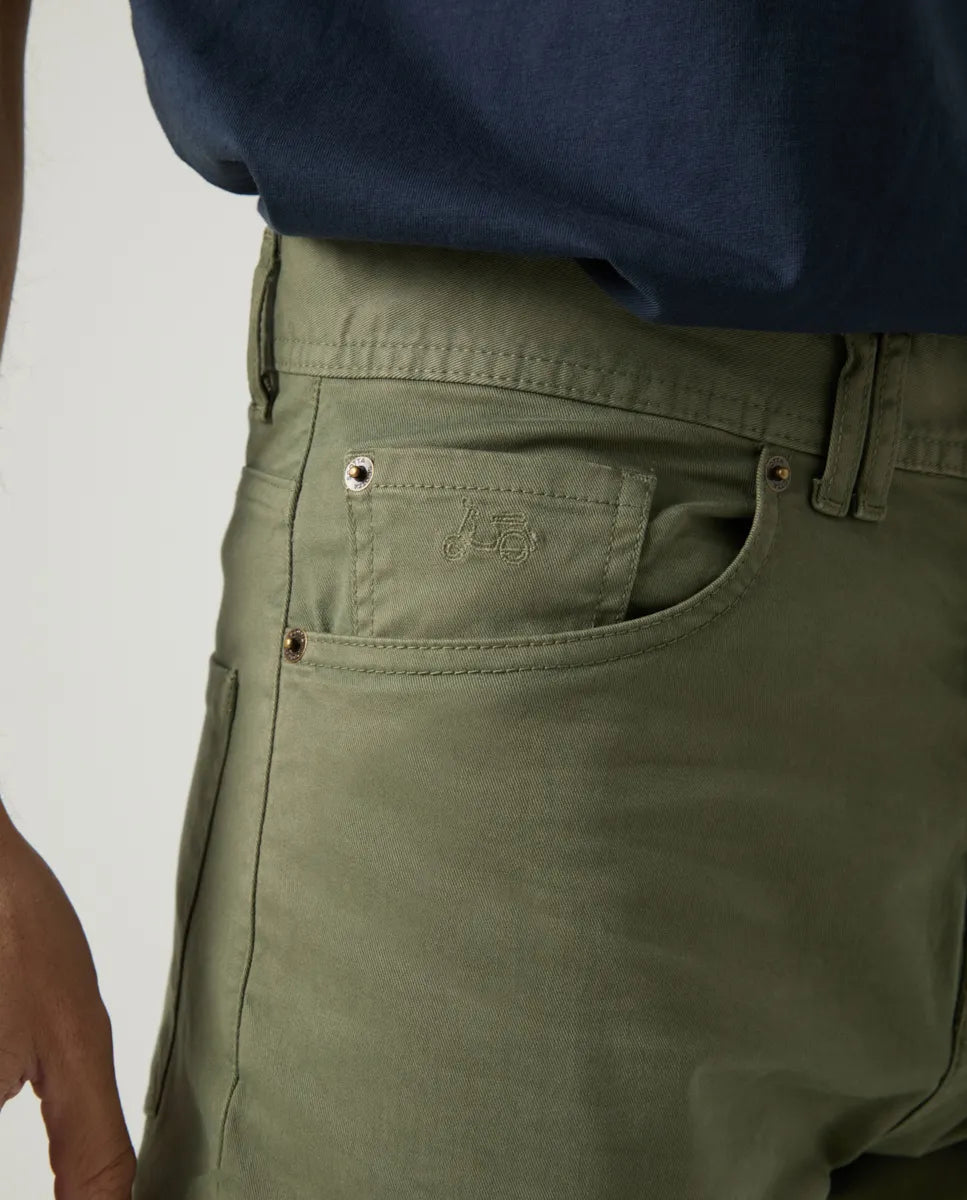 Pantalón cooper 5 bolsillos khaki | SCOTTA