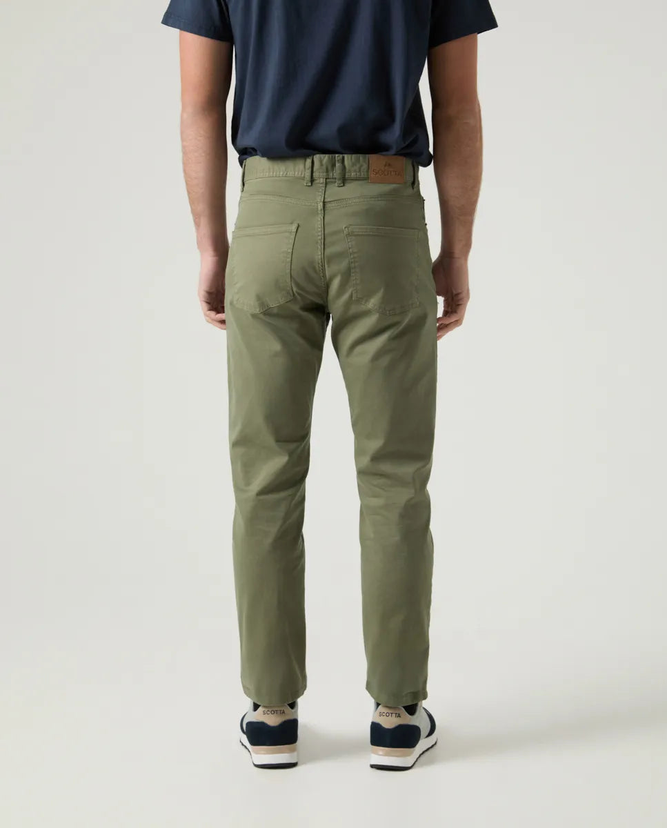 Pantalón cooper 5 bolsillos khaki | SCOTTA