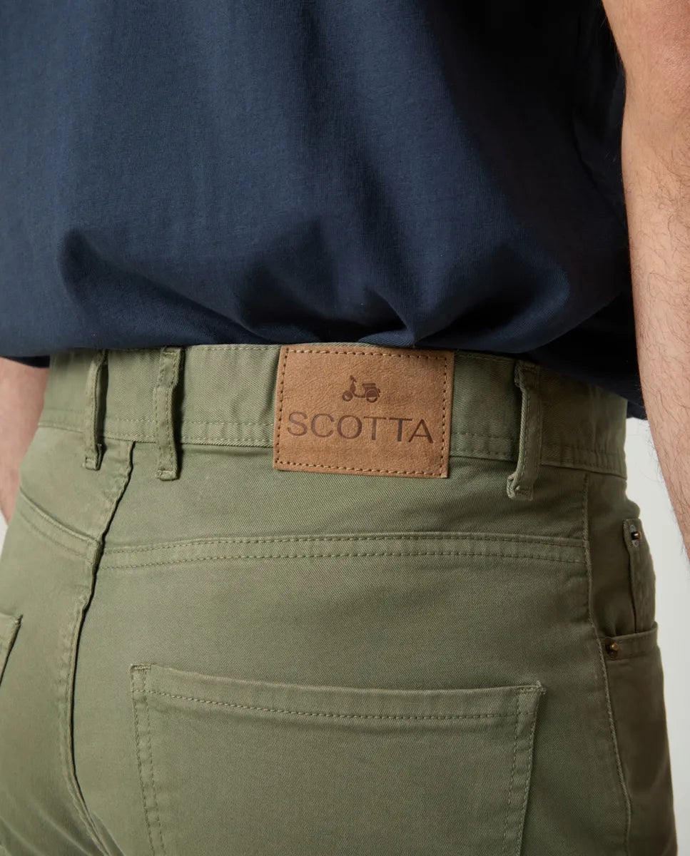 Pantalón cooper 5 bolsillos khaki | SCOTTA