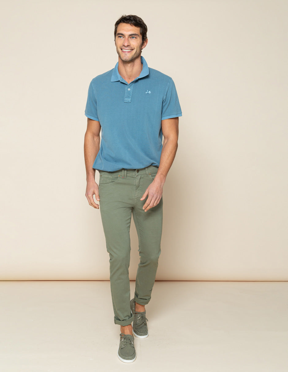 Pantalón cooper 5 bolsillos khaki