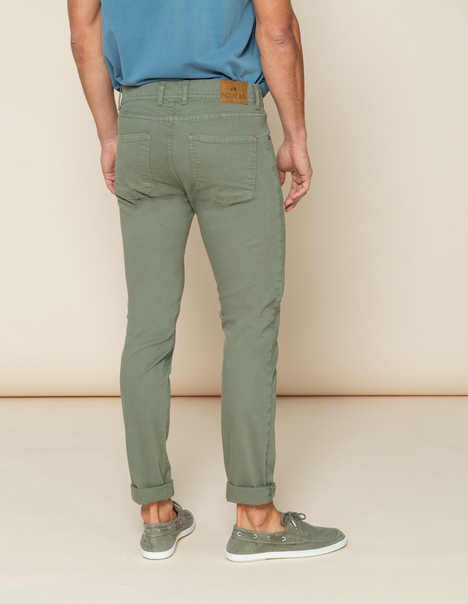 Pantalón cooper 5 bolsillos khaki