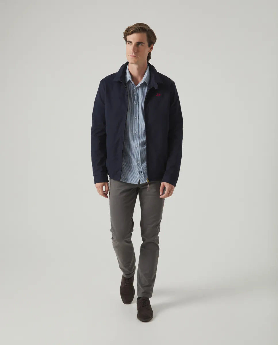 Chaqueta corta sarga marino