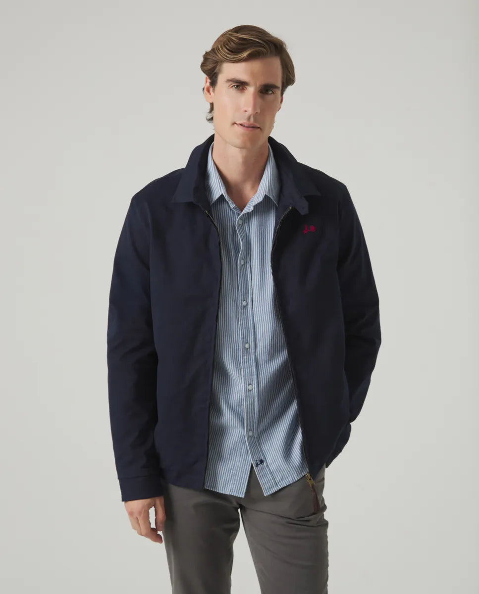 Chaqueta corta sarga marino