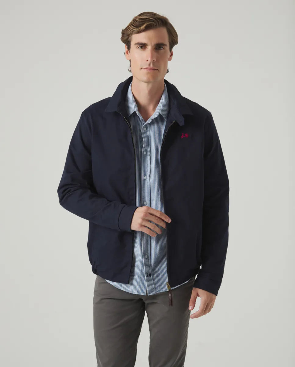 Chaqueta corta sarga marino