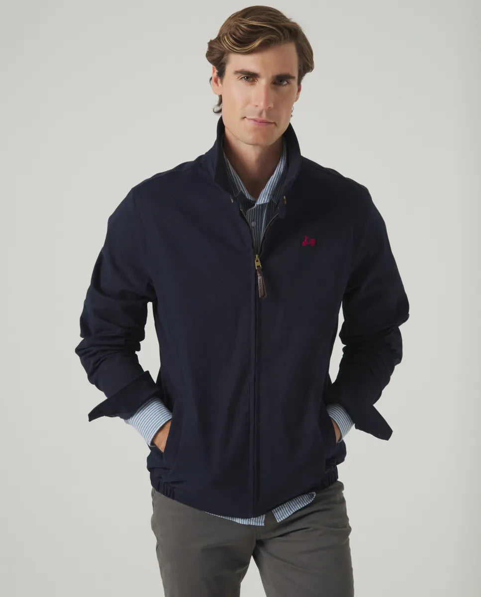 Chaqueta corta sarga marino