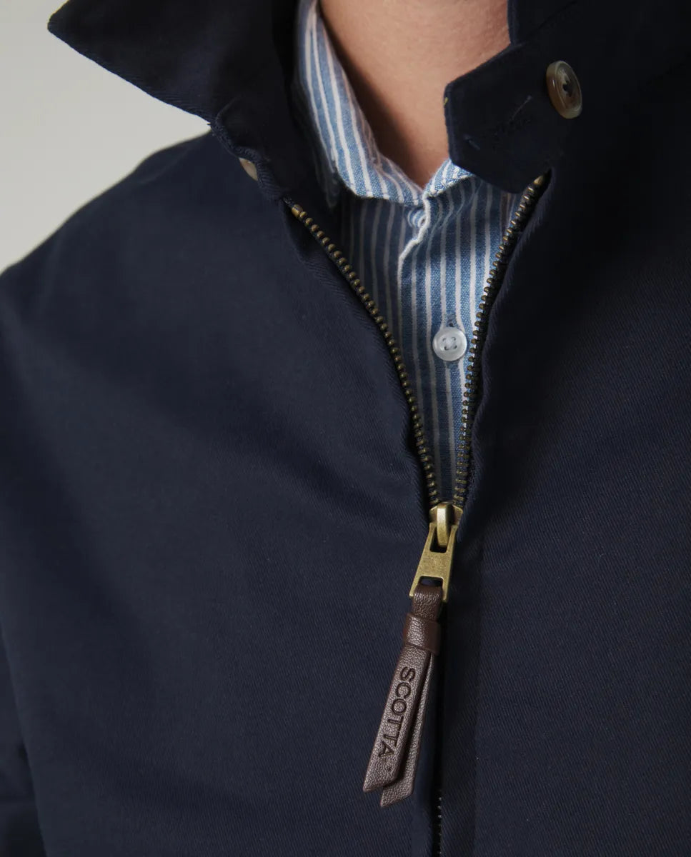 Chaqueta corta sarga marino