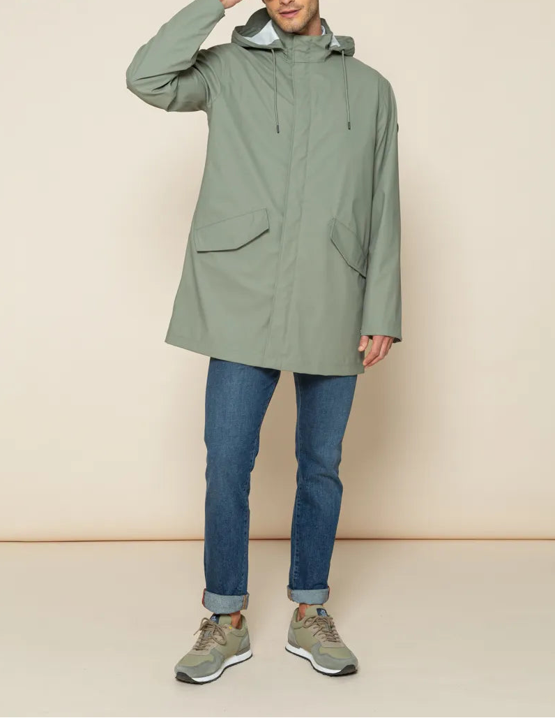 CHUBASQUERO RAINY VERDE GRISACEO | SCOTTA
