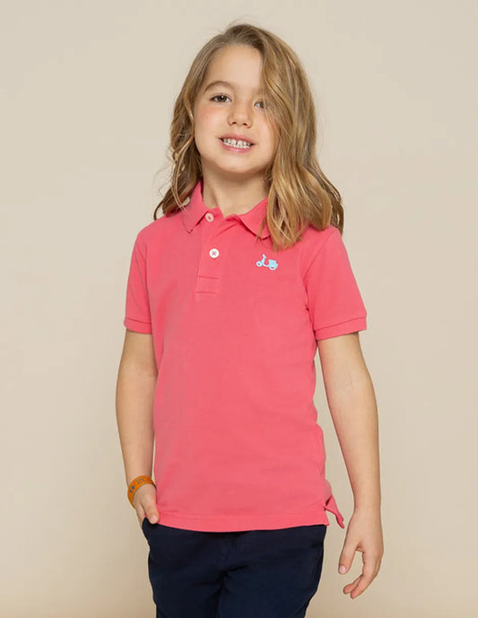 Polo de niño rosa