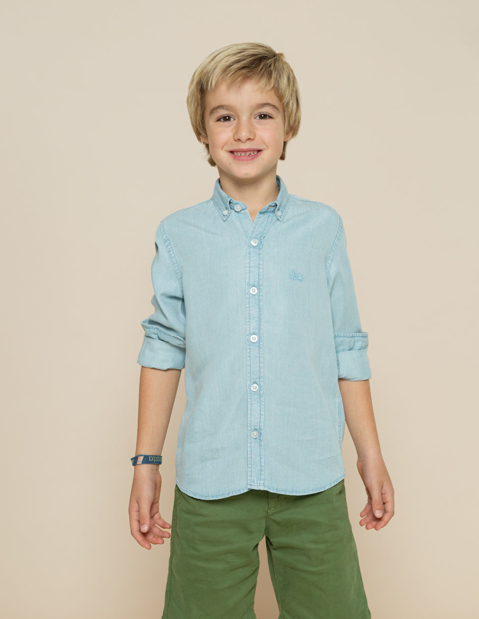 Camisa vaquero denim niño