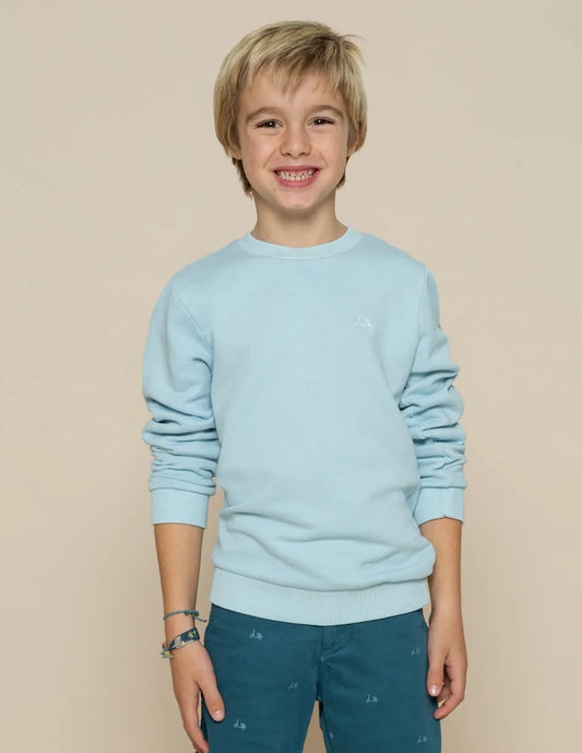 Sudadera niño azul