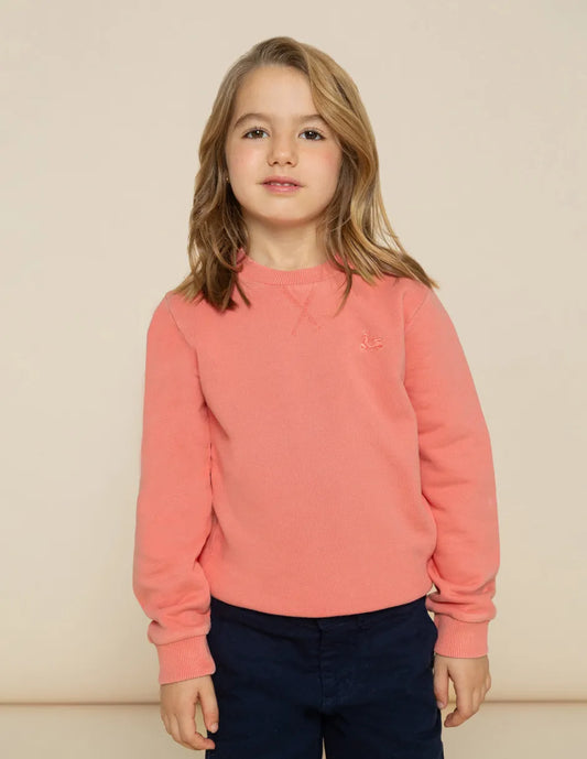 Sudadera niño rosa