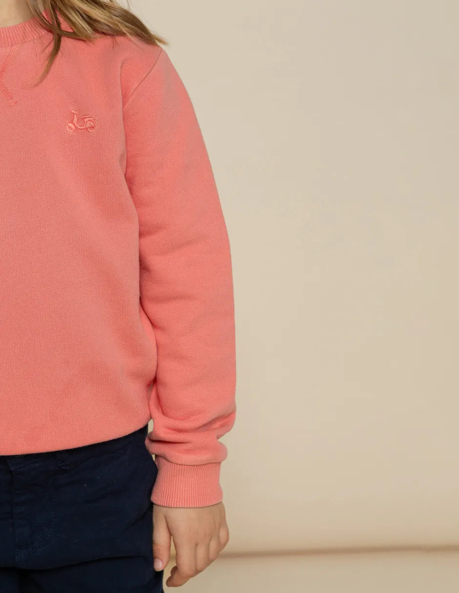 Sudadera niño rosa