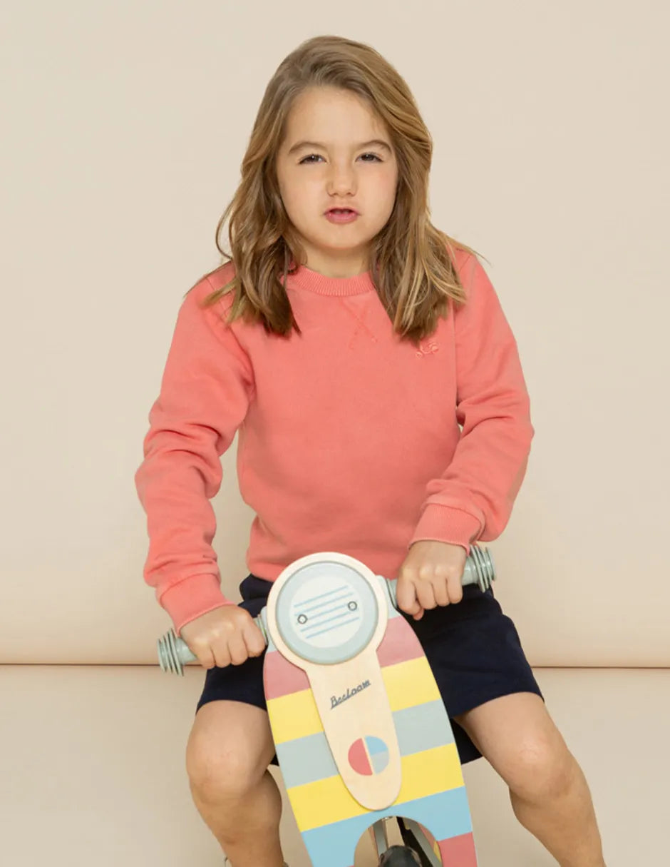 Sudadera niño rosa