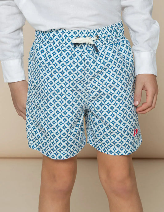 Bañador niño estampado azul
